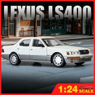 KLT 1:24 Lexus LS400 Diecast Model Car Alloy Cars Toys Collection Gift For Kids Boy Girl