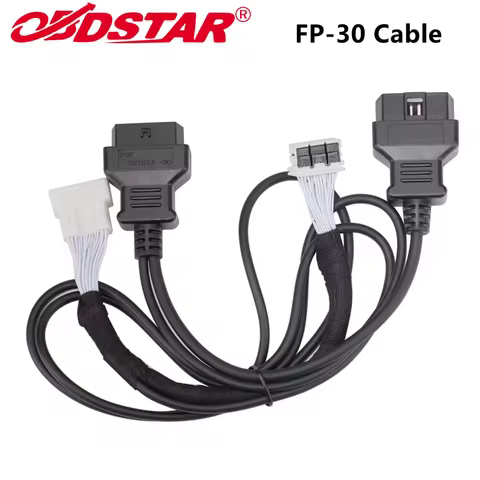 OBDSTAR FP-30 Cable for Toyota 30 PIN Cable 4A 8A-BA Proximity All Keys Lost Bypass PIN used with X3