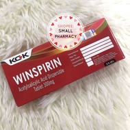 Winspirin Acetylsalicylic Acid [Aspirin] Dispersible Tablet 300 mg 3 X 10s 106950