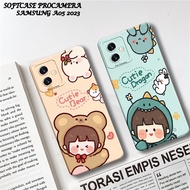 SOFTCASE FOR SAMSUNG A05 SAMSUNG A05S CASE PRO CAMERA MACARON CASE SAMSUNG A05 FULL COLOR 3D SILICON