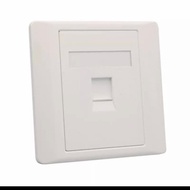 [JaVis] WALLPLATE RJ45 1 PORT FACEPLATE LAN CONNECTOR RJ45