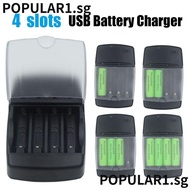 POPULAR Intelligent Battery Charger Durable Rechargeable LED Indicator Fast Charging Dock for Rechargeable Battery AA AAA 1.5V Alkaline Battery