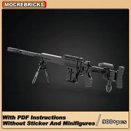 Súng bắn súng DL-Q33 Súng bắn tỉa độ khó cao Vũ khí quân sự công nghệ cao MOC Bộ đồ chơi khối cho tr