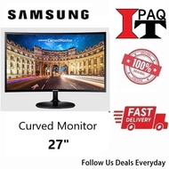 Samsung 27" Curved Monitor CF390 with Super Slim and Sleek Design
