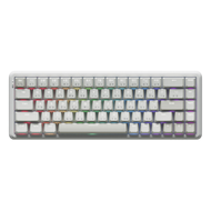 WIRELESS KEYBOARD (คีย์บอร์ดไร้สาย) AJAZZ AK680 MAGNETIC GRAIN SWITCH RGB EN/TH RETRO