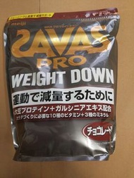(訂購) 日本製造 明治 SAVAS Pro Weight Down 乳清蛋白粉 870g 朱古力味