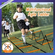 Folding agile ladder for children's sensory and physical fitness training equipment, multifunctional