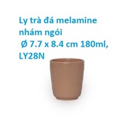 COMBO of 10 plastic cups, melamine iced tea cups with rough tiles Ø 7.7 x 8.4 cm 180ml, LY28N