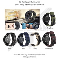 Woven 20mm Seiko Presage 38.5mm SRPE41 SRPE43 Watch Strap - Men's Nylon Strap High Quality