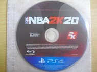 ※隨緣電玩※已絕版 PS4．NBA 2K20：NBA職藍《一片裝》 ㊣正版㊣值得收藏/光碟正常/裸片包裝．一片裝100元