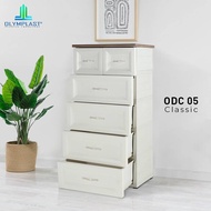 LEMARI PLASTIK OLYMPLAST 5 SUSUN OLYMPLAST DRAWER CABINET ODC 05
