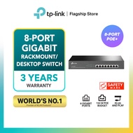 TP-Link TL-SG1008MP 8-Port Gigabit Desktop/Rackmount Switch with 8-Port PoE+