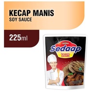 Kecap Sedaap Refil 225ML - Sedaap Kecap Manis Ref Pouch 225 ML