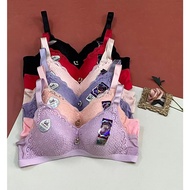 WOMEN'S BRA / BH 888 - 999 WITHOUT WIRE SIZE 36-42 THERE ARE 3 HOOKS FOR WOMEN'S UNDERWEAR