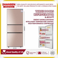 SHANBEN^c?Refrigerator;nx/Three>GP)Door}YE)Refrigerator}ko)6.8}hU)Cubic}Dm)Feet}fe)Energy Saving Lo