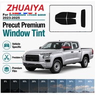 Precut Nano Ceramic Tint For Mitsubishi Triton Base 2023-2025 2Mil UV99% IR99% 5Yr Warranty