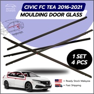 Original CIVIC FC TEA 2016-2021 Door Moulding Lining Rubber Outer Glass Window Getah Pintu Cermin Lu