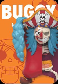Mighty jaxx One piece 盲盒 半解 Buggy 小丑巴基 七武海