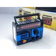 FEPE Radio AM/FM/SW 3-Band Radio with Super Bright Flashlight, USB/TF Card, Wireless Music Player