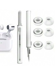 3 對替換耳塞,帶降噪孔,適用於airpods Pro 和airpods Pro 第二代,三合一清潔套件,適用於airpods 1 2 3 Pro/pro 2,矽膠耳塞,適用於airpods Pro(s/m/ L)