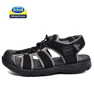 Scholl Cyclone 1u-1969 รองเท้าแตะ ผู้ชาย ผู้หญิง Plus Size EU46mens Sandals รองเท้าชายหาดกลางแจ้งหนังนิ่ม