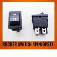 [READY STOCK] ROCKER SWITCH DPST 4PIN (ON-OFF) BLACK