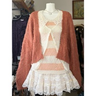 [2hand_thrift] Freesize woolJacket length 50