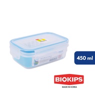 Biokips Rectangular Food Storage Container 450ml Airtight And Leakproof