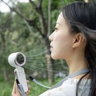 New Style N607 High-Speed Fan Foldable Handheld Fan 5-speed Long Battery Life Can Hang Neck Outdoor 