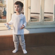 BU - Long sleeve set with round neck and chest pocket - 18M 24M 3Y 4Y 5Y - SS24.T10B-ZB406