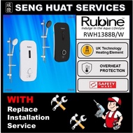 🛠️🛠️ FREE INSTALLATION 🛠️🛠️ Rubine RWH-1388B/W INSTANT WATER HEATER