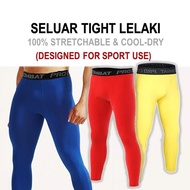 ROOFLESS Seluar Tight Lelaki Bola Tight Pant Man Pro Combat Tight Legging Men Seluar Sukan Lelaki Se