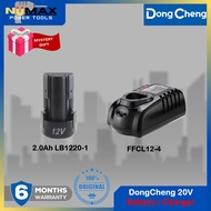 DongCheng 12V Battery / Charger ( 2.0Ah LB1220-1 / Battery Charger FFCL12-4 )
