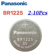 2-10pcs Original Panasonic BR1225 CR1225 Bulk 3V Battery Compatible with DL1225 KL1225 L1225 ECR1225
