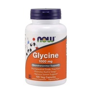 Now Glycine, 1000mg, Antioxidant & promote good sleep, 100 Vegetarian Caps [Made in USA]
