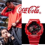 ต้นฉบับ G Shock GA-110 X CocaCola นาฬิกาข้อมือผู้ชายดิจิตอล นาฬิกาข้อมือผู้ชาย   เมตรกันน้ำกันกระแทก นาฬิกาข้อมือกีฬา GA-110COCA19-4PRC