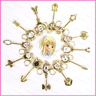 YT4 FAIRY TAIL Keychain Anime Zodiac Spirit Keyring Aquarius Capricorn Virgo Loke Cosplay Key Chain 