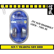 JTC H/DUTY DEADBOLT LOCK - 7301 SS / 7301 AC #KEY LOCK #JTC DOOR LOCK #KUNCI #PINTU