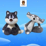NEW Jooki Wolf Plush Toy JOOKI Grey Wolf Plushie Doll Big Grey Wolf Stuffed Toy Pillow Soft Baby Soo