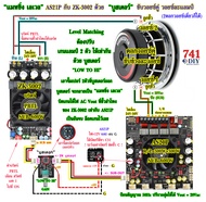 (เช็ต) แมทชิ่ง เลเวล AS21P กับ ZK-3002 ด้วย บูสเตอร์ ขับวอยซ์คู่ วอยซ์ละแอมป์ Level Matching
