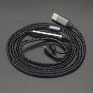 Headphone Cable type-c Port Shure Sterling Silver Color se215 535 846 ue900 mmcx Headphone Upgrade C