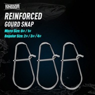 Kingdom Fishing Snap Tool 25 chiếc đầu nối cần câu bằng thép không gỉ