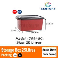 Storage Box(25L) 7994SC Bekas Simpanan(BLUE/RED) Century Box