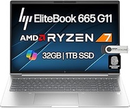 HP EliteBook 665 G11 Business Laptop 16" FHD+ Display, AMD Ryzen 7 7735U (Beats Ultra 7 255U), 32GB