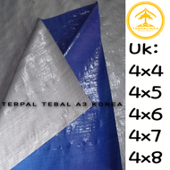 Terpal 4x4 4x5 4x6 4x7 4x8 meter. A3 KOREA