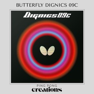 (100% Authentic) Butterfly DIGNICS 09C Table Tennis Rubber Getah Ping Pong, D09c