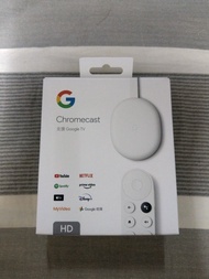 Google Chromecast 第4代 HD版本 台灣公司貨 桃園市區可面交 支援Google TV