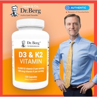 Dr. Berg's D3  K2 Vitamin D3 K2 Supplement Purified Bile Salts - Support Healthy Heart, Bone  Joint. Dr Berg