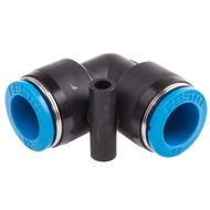 Festo Tube-to-Tube Pneumatic Elbow Fitting Push In 12 mm to Push In 12 mm, QSL Series, 14 bar QSL-12