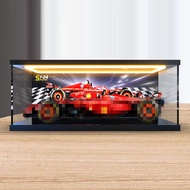 [Transparent Display Box] Suitable for Lego 42207 Mechanical Group Series Ferrari SF-24 Racing Back 